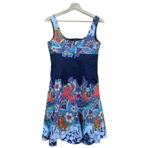 Nine West Empire Waist Stretch Cotton Princess Seam Women's Dress size 4